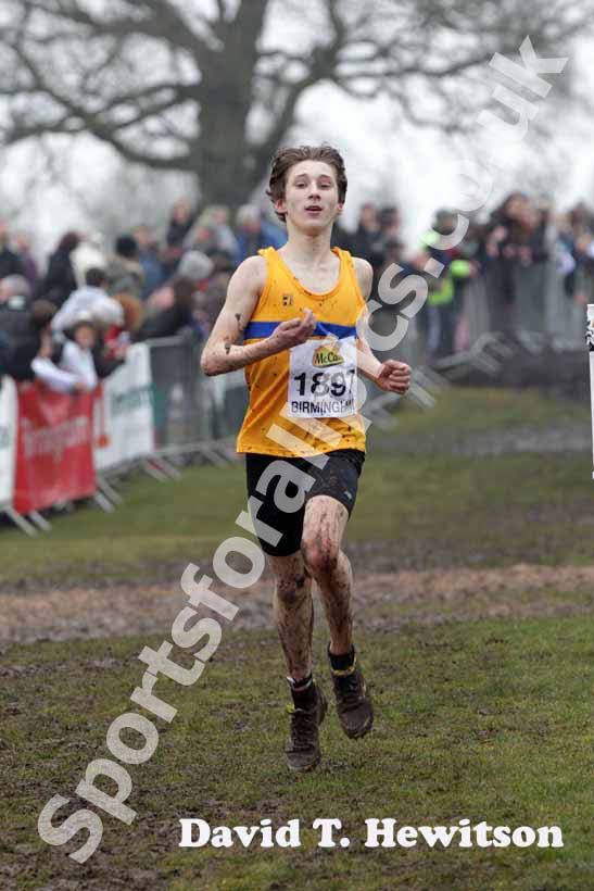 Stephen Ferroni under-15 boys McCain World Cross Country Trials and Inter Counties.